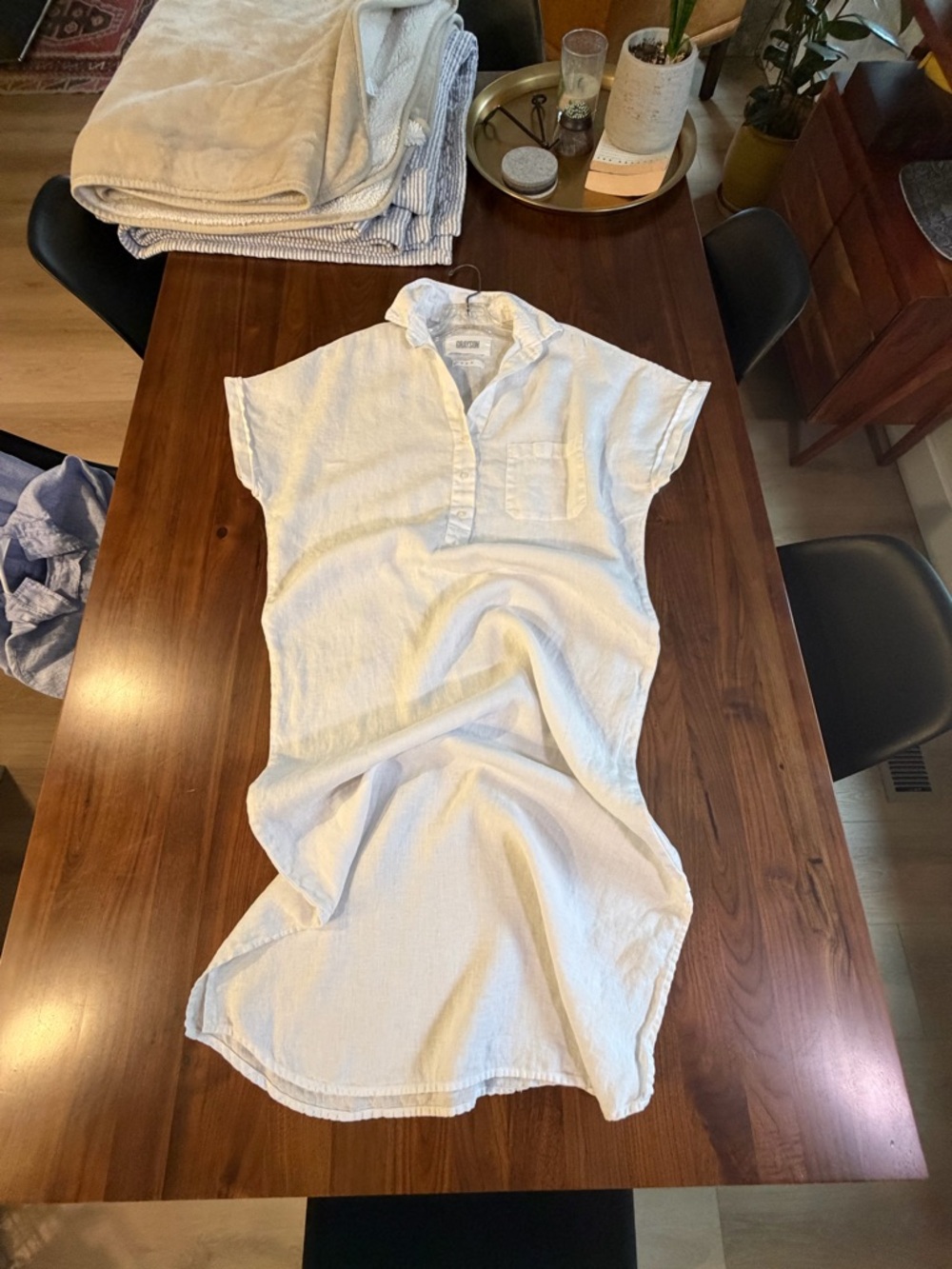 Frank & Eileen Grayson Linen Shirt Dress